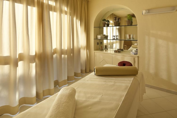 Spa treatment area